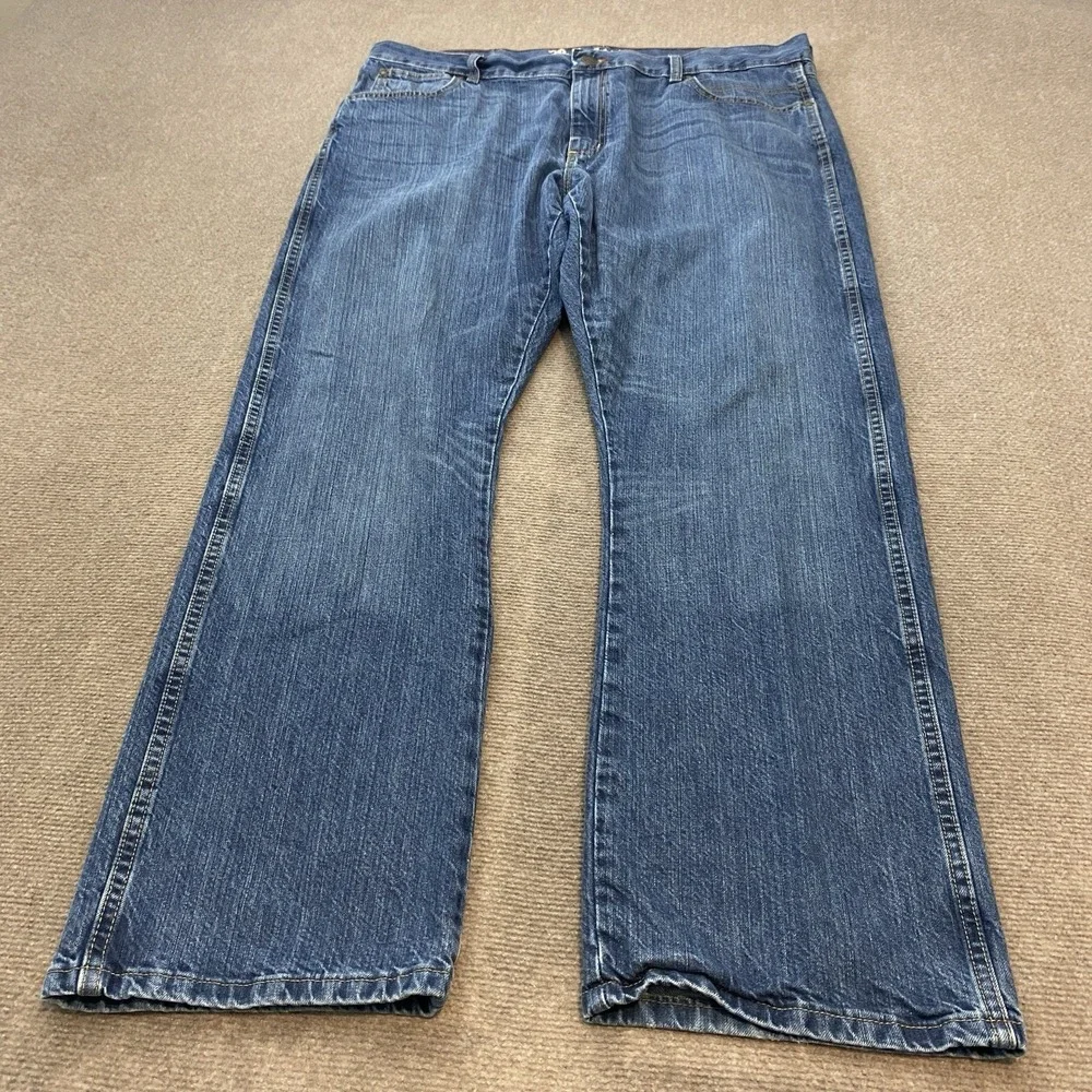 Wrangler Jeans Mens 40x32 Blue Retro Boot Bootcut Stretch Denim 5-Pocket Western